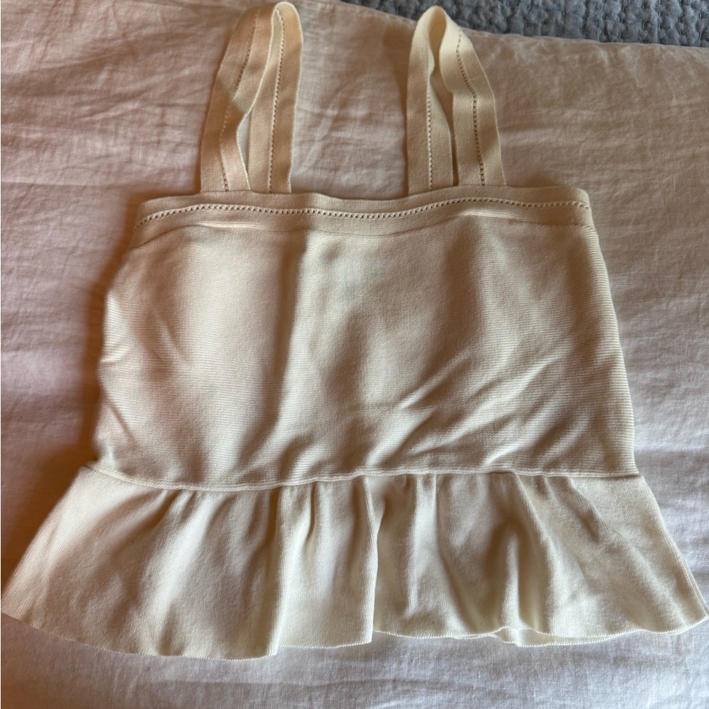 Banana Republic Cream Knit Sweater